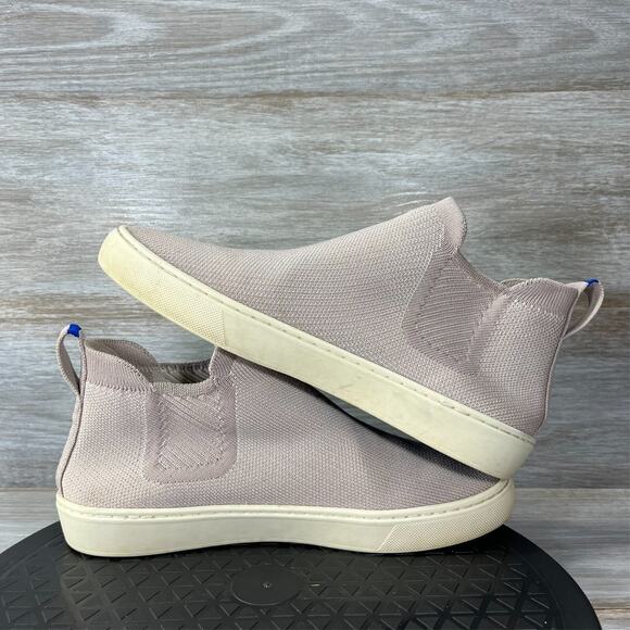 Rothy's Women's Lilac Gray Knit Slip On Chelsea Ankle Boot Size 7.5 - Picture 8 of 9